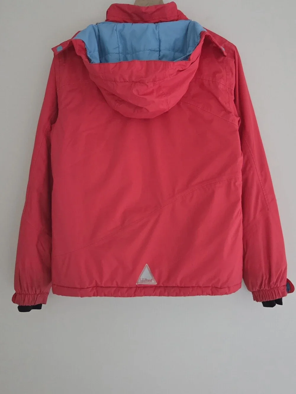 L.L. Bean Thinsulate Insulated Pink Blue TEK Jacket Girls Size XL 18